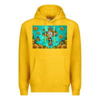 Lemon bull skull cross skinny metal can holder Premium Hoodie - HRA Design Shop