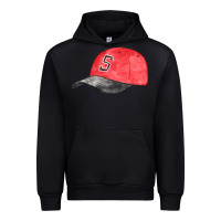 Black red softball cap fa element Urban Hoodie - FaDigitalArtStudio