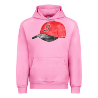 Fuchsia Pink red softball cap fa element Urban Hoodie - FaDigitalArtStudio