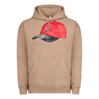 Pigment Burro red softball cap fa element Urban Hoodie - FaDigitalArtStudio