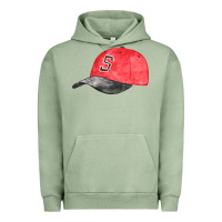 Pigment Oil Green red softball cap fa element Urban Hoodie - FaDigitalArtStudio