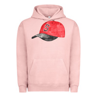 Pigment Salmon red softball cap fa element Urban Hoodie - FaDigitalArtStudio