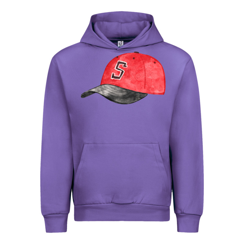 Red Softball Cap Fa Element Urban Hoodie by FaDigitalArtStudio | Teevron