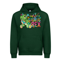 Forest Green Easter Saurus Rex Easter Day Urban Hoodie - Neo Western