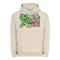 Pigment French Oak Easter Saurus Rex Easter Day Urban Hoodie - Neo Western