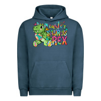 Pigment Midnight Navy Easter Saurus Rex Easter Day Urban Hoodie - Neo Western