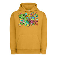 Pigment Peanut Butter Easter Saurus Rex Easter Day Urban Hoodie - Neo Western