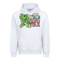 White Easter Saurus Rex Easter Day Urban Hoodie - Neo Western