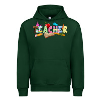 Forest Green Easter Teacher Easter Day Urban Hoodie - Neo Western