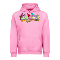 Fuchsia Pink Easter Teacher Easter Day Urban Hoodie - Neo Western
