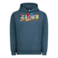 Pigment Midnight Navy Easter Teacher Easter Day Urban Hoodie - Neo Western