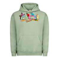 Pigment Oil Green Easter Teacher Easter Day Urban Hoodie - Neo Western