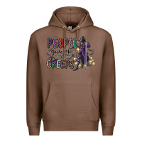 Chestnut people give me the creeps Premium Hoodie - CowhideDigitalArt