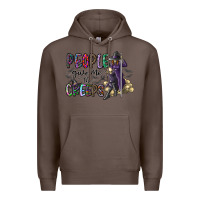 Coffee people give me the creeps Premium Hoodie - CowhideDigitalArt