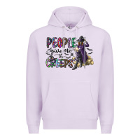 Lilac people give me the creeps Premium Hoodie - CowhideDigitalArt