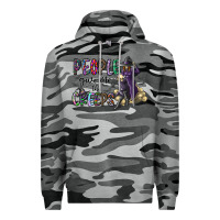 Slate Camo people give me the creeps Premium Hoodie - CowhideDigitalArt