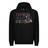 Black people give me the creeps Premium Hoodie - CowhideDigitalArt
