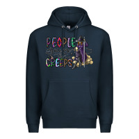 Navy people give me the creeps Premium Hoodie - CowhideDigitalArt