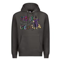 Smoke people give me the creeps Premium Hoodie - CowhideDigitalArt