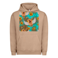 Pigment Burro rock n roll hands seamless pattern Urban Hoodie - HRA Design Shop