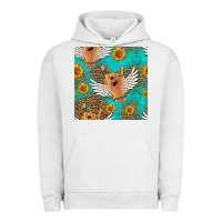 Pigment Lunar Rock rock n roll hands seamless pattern Urban Hoodie - HRA Design Shop
