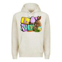 Oatmeal Heather Love Easter Day Premium Hoodie - CowGirlArtShop