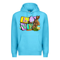 Ocean Blue Love Easter Day Premium Hoodie - CowGirlArtShop
