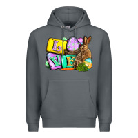 Rock Love Easter Day Premium Hoodie - CowGirlArtShop