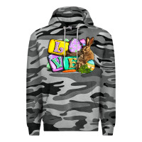 Slate Camo Love Easter Day Premium Hoodie - CowGirlArtShop