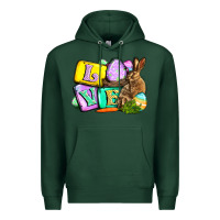 Sports Green Love Easter Day Premium Hoodie - CowGirlArtShop