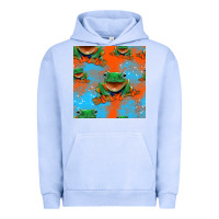 Pigment Grape Ice funny frogs seamless pattern Urban Hoodie - HRA Design Shop