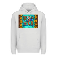 Dove Grey boom bitch get out the way skinny metal can holder Premium Hoodie - HRA Design Shop
