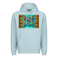 Blue Mist boom bitch get out the way skinny metal can holder Premium Hoodie - HRA Design Shop
