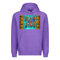Purple boom bitch get out the way skinny metal can holder Premium Hoodie - HRA Design Shop