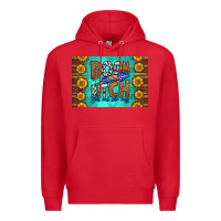 Red boom bitch get out the way skinny metal can holder Premium Hoodie - HRA Design Shop