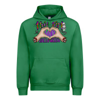 Emerald this girl loves halloween Urban Hoodie - CowhideDigitalArt