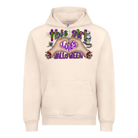 Sandshell this girl loves halloween Urban Hoodie - CowhideDigitalArt