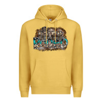 Antique Gold deer rodeo Premium Hoodie - SublimationCraftShop
