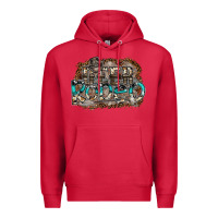 Cardinal deer rodeo Premium Hoodie - SublimationCraftShop