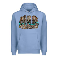 Colony Blue deer rodeo Premium Hoodie - SublimationCraftShop
