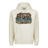 Oatmeal Heather deer rodeo Premium Hoodie - SublimationCraftShop