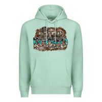 Seafoam deer rodeo Premium Hoodie - SublimationCraftShop
