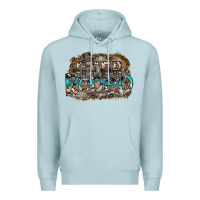 Blue Mist deer rodeo Premium Hoodie - SublimationCraftShop