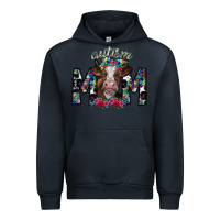 Navy autism mom 2 Urban Hoodie - SublimationCraftShop