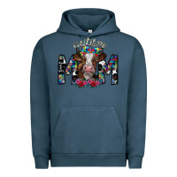 Pigment Midnight Navy autism mom 2 Urban Hoodie - SublimationCraftShop