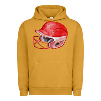 Pigment Peanut Butter red softball helmet fa element Urban Hoodie - FaDigitalArtStudio