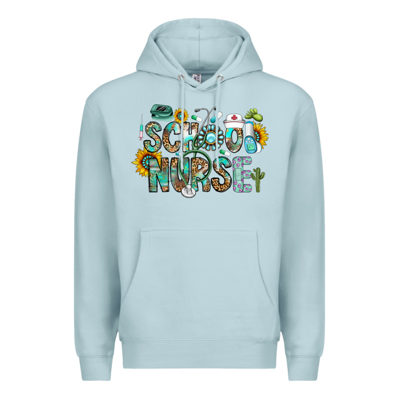 School Nurse Premium Hoodie by CowhideDigitalArt | Teevron