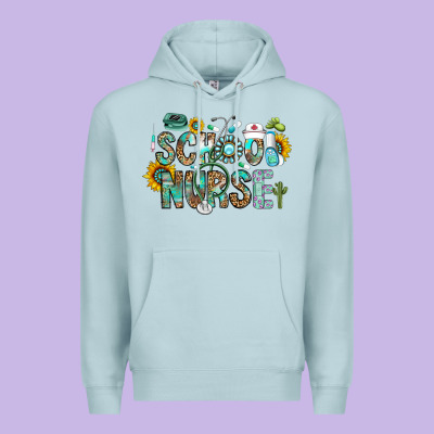 School Nurse Premium Hoodie Designed By Cowhidedigitalart