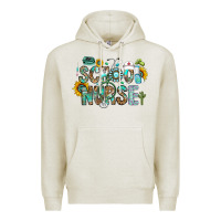 Oatmeal Heather school nurse Premium Hoodie - CowhideDigitalArt