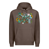 Coffee school nurse Premium Hoodie - CowhideDigitalArt